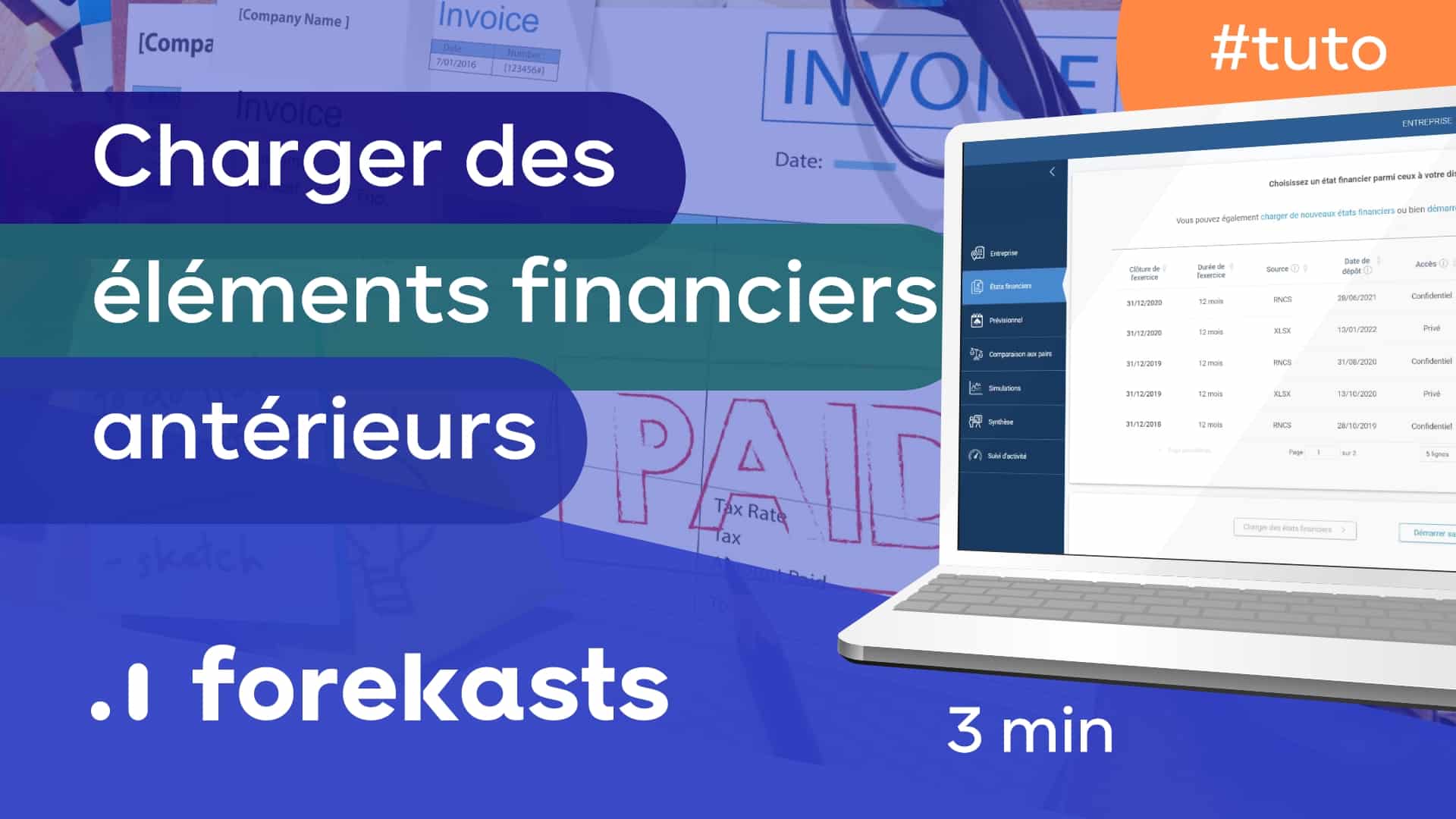 FK 02 Tuto - Charger des antécédents financiers dans Forekasts